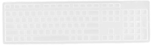 NUOBESTY Protection Clavier Transparent 17.32X5.12 Pouces Film Protecteur Étanche Anti-Poussière pour Clavier Ordinateur Portable Facile À Installer