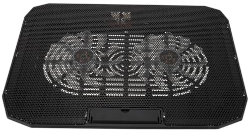 KICHOUSE 1Pc Laptop Radiator Cooling Rack Silent Exhaust Fan with Dual USB Ports Stand for Ergonomic Comfort Portable Laptop Accessory for Stable Support and Use