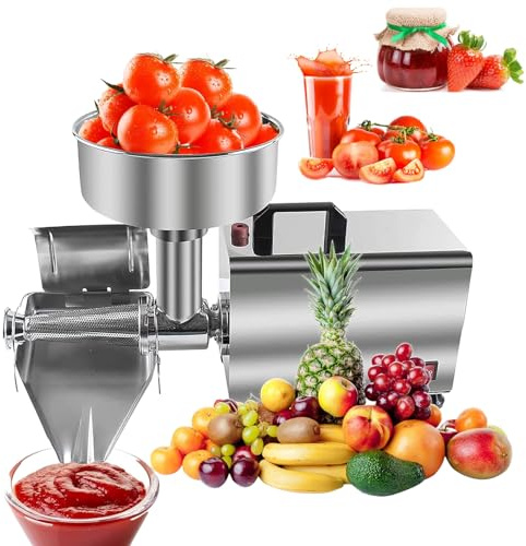 Passapomodoro Elettrico Colino elettrico professionale per salse, 450 W, pressa per alimenti e frutta per marmellate, puree, succhi, colino