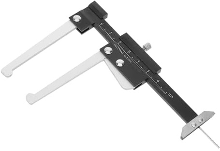 Cabilock Accurate Car Brake Pad Thickness Gauge Multifunctional Measuring Tool for Brake Discs and Auto Pads Use Thickness Caliper for Precise Wear Monitoring and Maintenance