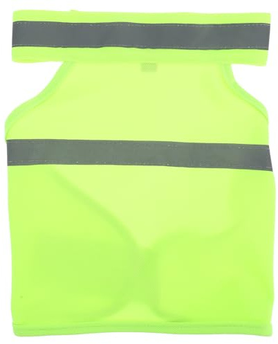 SUPVOX Chaleco Reflectante para Perros y Transpirable Alta Visibilidad Fluorescente para Seguridad Paseos Running y Senderismo Talla S