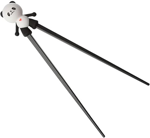 Kids Training Chopsticks, Learning Chopsticks for Beginners, Reusable Panda Practice Sticks, Portable, 18cm, Heat-Resistant, for Kids Children Beginners