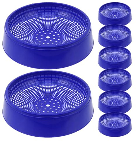FUTUREORYY Nido per Piccioni in Plastica 8 Pezzi Ciotole Stabili per Allevamento Uccelli Piccoli Accessori per Nidificazione per Incubazione e Cura