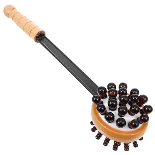 OKUMEYR Bastone Massaggio Muscolare in Legno Multi-funzionale Portatile per Massaggio Corpo e Decontratturante Muscolare per Relax e Benessere