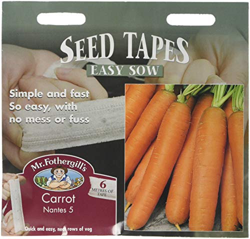 Mr Fothergill's 19069 Vegetable Seeds, Tape Carrot Nantes 5