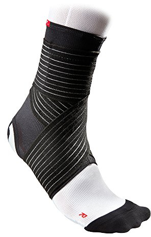 McDavid 433R Tobillera Transpirable con cinchas, Unisex Adulto, Negro, L