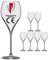 Rastal - Conf. 6 Calici Flute da Degustazione con GRAMMATURA Certificata 10 cl - MOD. FRANCIACORTA - capacità 42 cl.