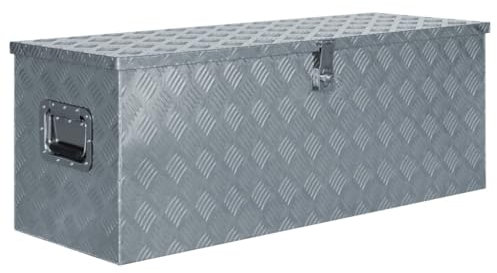 vidaXL Werkzeugbox Aluminium 110,5x38,5x40cm Alu Box Koffer Transportkiste