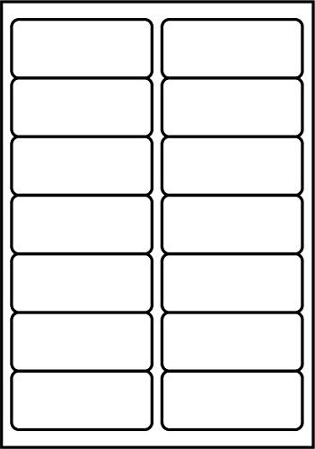 SmithPackaging A4 selbstklebende Adress-Etiketten, 14 Etiketten pro Blatt, 100 Blatt, 99,1 x 38,1 mm, 1400 Etiketten