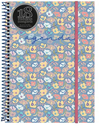 Finocam - Spiral-Kalender 18 Monate 2021 2022 E10-155x212 Wochenansicht Mädchen Katalanisch