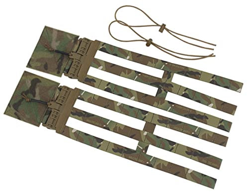 REYNEM 1000D Nylon Taktische Weste Kummerbund Schnellverschluss Set Weste Plattenträger for Airsoft Weste (Color : Vest Cummerbund MC)