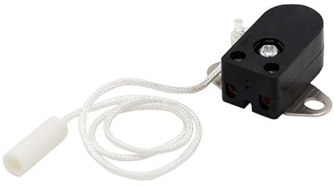 Interrupteur à tirette, mini interrupteur pour contrôler un éclairage de meuble, plaque à 2 trous, 2 A, 250 V, interrupteur de rechange