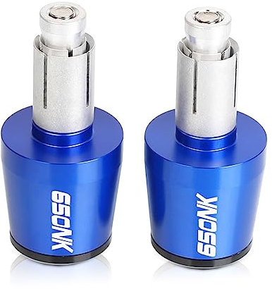 Lenkerendkappe Für CF Moto 650NK CFMOTO 650NK 650 NK 2016 2017 2018 Motorrad Zubehör 7/8 22 MM Lenker Handgriffe Griff Bar Ends Kappe (Color : Bule-Balck)