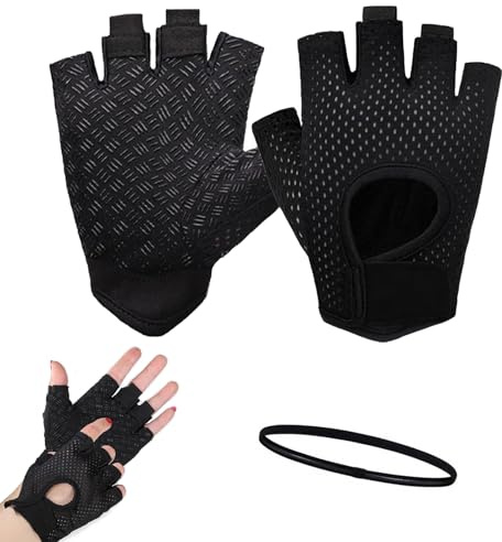KARELLS Fitness Handschuhe, Fitness Handschuhe Herren Damen, Trainingshandschuhe für Damen und Herren, Gym Handschuhe, Atmungsaktive Trainingshandschuhe, für Crossfit, Gewichtheben, Gym Body Training