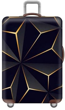 Shengxi Elastisch Kofferhülle Kofferschutzhülle Reisekoffer Hülle Gepäck Cover mit Reißverschluss Waschbare Staubdichte Kofferbezug Cyberpunk Stil Trolley Case Schutzhülle 18 bis 32 Zoll (XL)