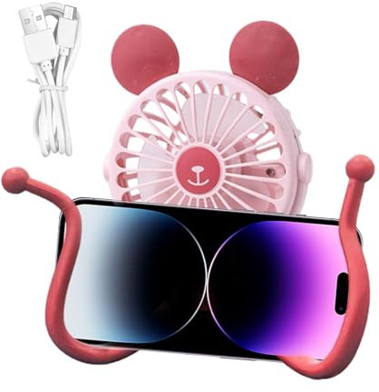 Ventilador de cochecito con clip, ventilador eléctrico de pulpo | Ventilador silencioso portátil para carrito eléctrico para camping, ventilador de refrigeración personal de mano