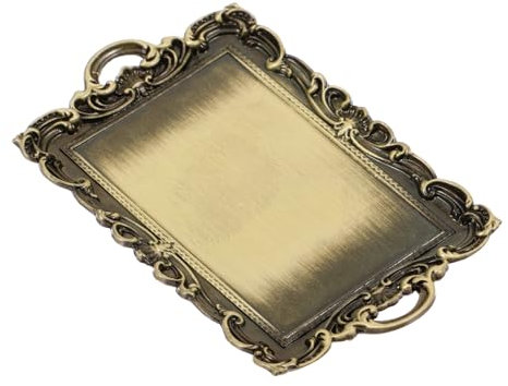 GAROZATION Miniatur Teller Im Retro-Stil Für Dekoration Vintage Mini Geschirr Für Miniaturhäuser Und Zubehör Für Kreative Projekte Und Sammlungen