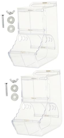 SUPVOX 2pcs Pet Food Dispenser Feeder Hut Hamster Food Holder Automatic Pet Feeder for Hamster Feeding