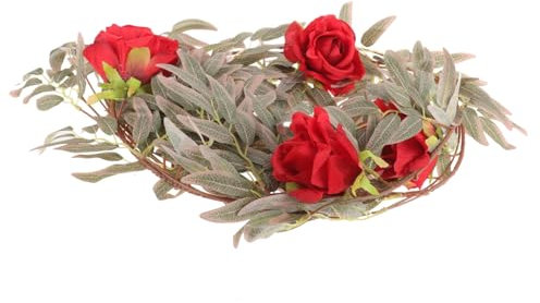 MAGICLULU Wicker Rose Vine Garland Künstliche Blume Reben Dekorative Hängen Für Home Hochzeit Oder Party