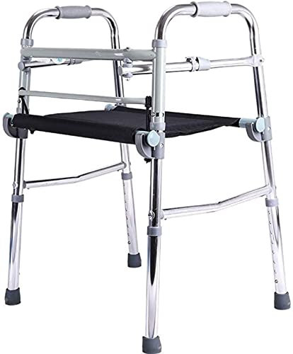 OLSKFUH Rollator Gehgestell Standard-Gehhilfe Rollator Gehhilfe Für Senioren - Gehhilfe Für Treppen Hoch Und Runter Leichtes Aluminium Einstellbares Verlangen Nach Komfort Jubiläum