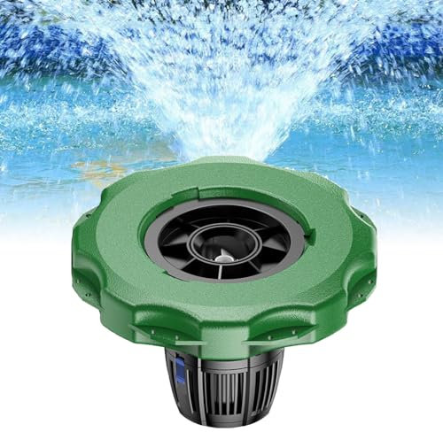 Fuente flotante para estanque con bomba y cable de alimentación de 10 m, bomba aireadora para estanque de peces, piscina, jardín, tapa de entrada de agua con filtro
