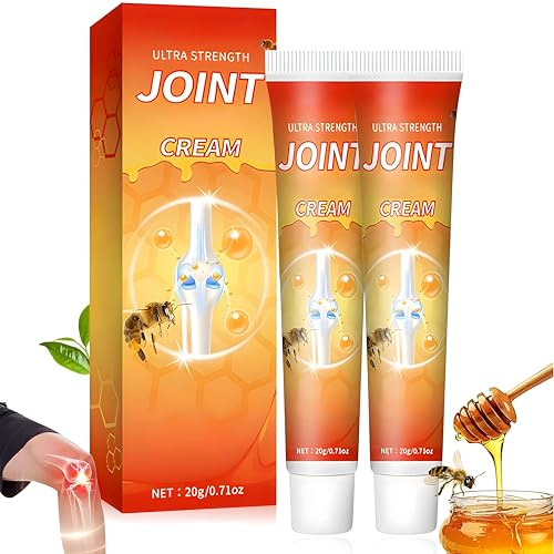 2PCS Joint Relief Cream Ultra Strength, Pa-in Relieving Ge, Bee Venom Professional Care Gel, Relieve Muscle Soreness & Relax,Back Pain Relief Cream,Massage for All Skin Type