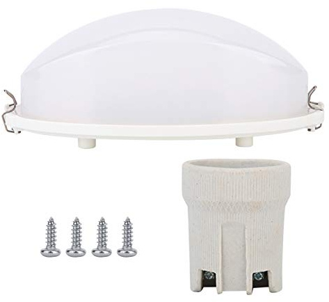 Greensen Lámpara de Sauna a Prueba de Explosiones, Material PP Resistente, Sin Olor 3W 220V para Sala de Sauna, Baño y Sala de