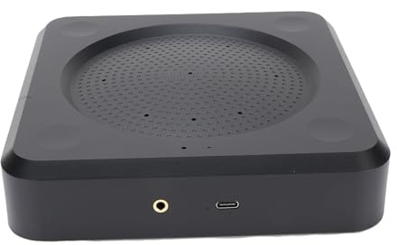 Srliya Voice Call Microfon 10m Konferenzmikrofon 3,5 Mm Omnidirectional Conference Lautsprecherhörer -Geräuschreduktion für Besprechungsräume