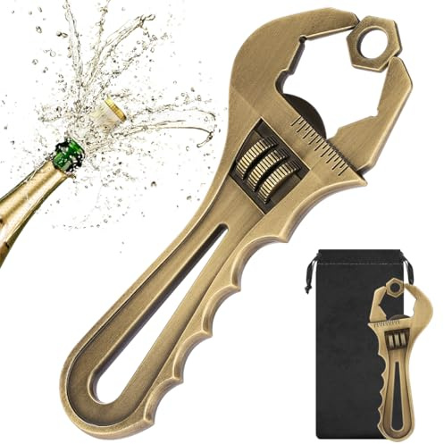 LKKCHER Clé à molette décapsuleur de bière, cadeau de fête des pères, Noël ou anniversaire, pour les artisans et bricoleurs