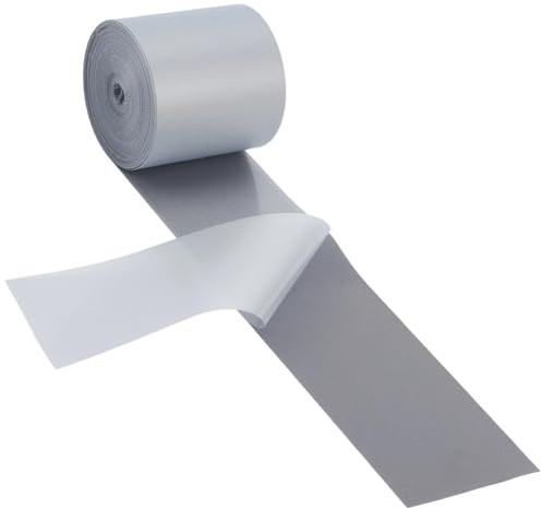 GORGECRAFT Cinta Reflectante Plateada de 10 m X 40mm para Transferencia Térmica de Alta Visibilidad de Seguridad de Vinilo para Camisetas Lonas Bolsos Ropa Telas Decoraciones Y Accesorios.