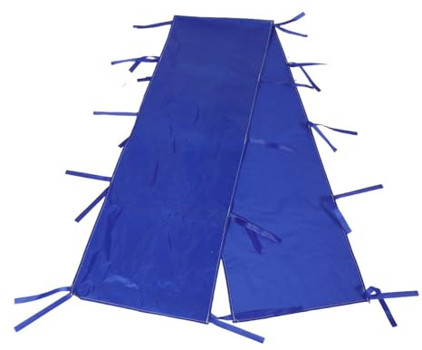 HANABASS Grondaia per Tettoia a Scomparsa 300x42 Cm con Cinghie, Accessorio Drenaggio Acqua Piovana per Gazebo Esterno, Resistente e Portatile per Eventi All’aperto