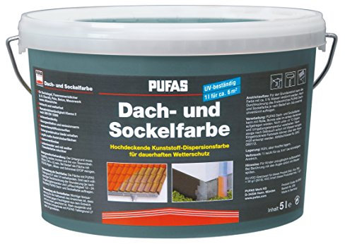 Pufas 10240 Dach und Sockelfarbe, Basaltblau