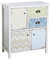 HOMCOM Sideboard Anrichte Beistellschrank Mehrzweckschrank Shabby Chic Holz Bunt B68 x T34 x H80cm