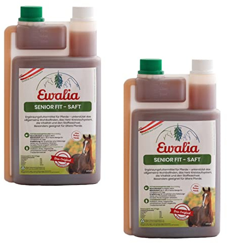 Ewalia Senior Fit - Saft für Pferde - Doppelpack - 2 x 1 L