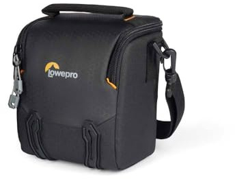 Lowepro Adventura SH 120 III Kameraskyddsväska med justerbar/avtagbar axelrem, ryggsäck för spegellös kamera, kompatibel med Sony Alpha 7-serien, Canon RP, svart