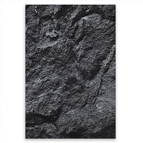 SMTDeco Protection plaque de cuisson, vitrocéramique, verre trempé, pour cuisinières électrique, à induction,planche à découper 35x52 cm monobloc motif pierre granit gris