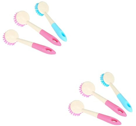 GLEAVI 2sets Griff Multifunktionale Bürste Geschirrspülbürste Topfreiniger Für Küchenschüssel 3 Stücke * 2