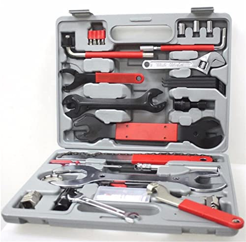 Kit d'outils ménagers généraux 44 pièces/boîte ensemble de boîte à outils de vélo de montagne réparation outils de vélo réparation pneus retrait d'arbre de volant accessoires de démolition ensemble d'