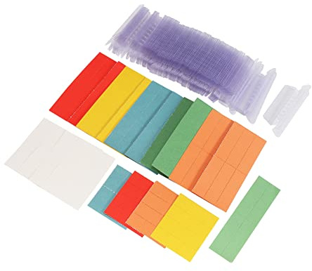 Quisiete 120 Juegos de Fichas de Documentos de Archivo Fichas de Carpetas Colgantes de 2 Pulgadas e Inserciones Multicolores para la IdentificacióN RáPida de Archivos Colgantes