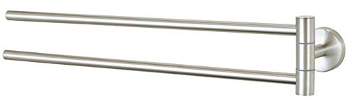 Edelstahl Doppel Handtuchhalter Wand Handtuchstange Handtuch Halter 2-armig