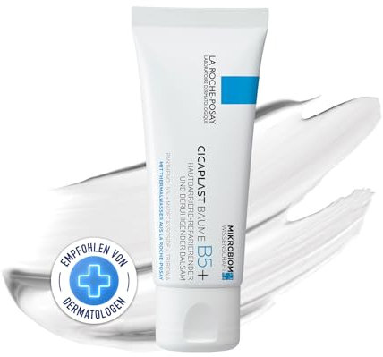 La Roche Posay Cicaplast Baume B5 Réparateur Apaisant Base de maquillaje - Con una agradable textura la protección constante de la piel por sus agentes antibacterianos, 40 ml