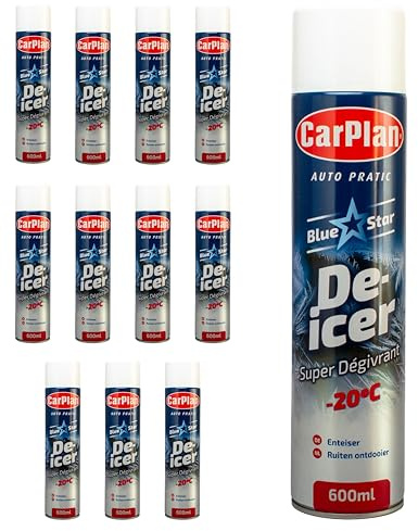 CarPlan Blue Star De-Icer 600ml (Pack of 12 x 600ml)