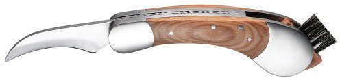 Legnoart Porcino - Cuchillo de seta (acero inoxidable, 1 pieza), color beige