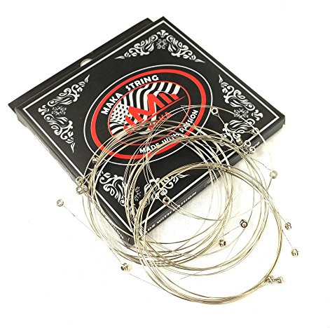 20er-Pack Saiten Einzelsaite .011 High E (Medium) 11 Gauge, Einzelpaket für E-Gitarre