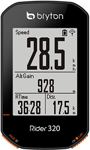 BRYTON RIDER 320E GPS CYCLE COMPUTER, Black