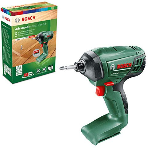 Bosch Cordless Impact Driver AdvancedImpactDrive 18 (Without Battery, 18V System, in Carton Packaging)