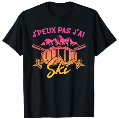 Montagnes M'Appellent Sports D'Hiver J'Peux Pas J'Ai Ski T-Shirt