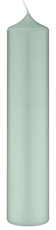 Altarkerzen (10% BW Anteil) (Bienenwachs Kerzen Seafoam Seemoos 200 x Ø 50 mm, 4 Stück, Kerzen mit Dornbohrung in RAL Kerzengüte Qualität
