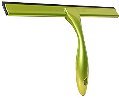 Raclette de douche Essuie-glace Essuie-glace en acier inoxydable Nettoyage de vitres Artefact Essuie-glace Nettoyage de vitres (Couleur : Jaune, Taille : TAILLE UNIQUE) (Couleur : Jaune, Taille : Tail