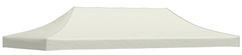 Keketa Homgoday Partyzeltdach Creme 580x291cm, UV-/Wasserbeständig, Ersatz für Pop-Up-Faltzelte Model44986